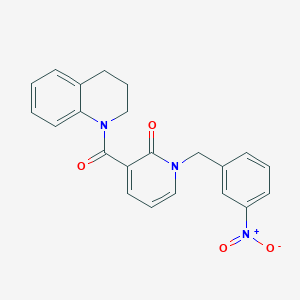 3-(3,4-dihydroquinolin-1(2H)-ylcarbonyl)-1-(3-nitrobenzyl)pyridin-2(1H)-one