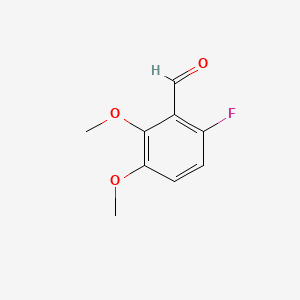 molecular formula C9H9FO3 B2400583 6-Fluoro-2,3-dimethoxybenzaldehyde CAS No. 457628-14-7