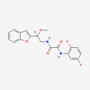 N1-(2-(benzofuran-2-yl)-2-methoxyethyl)-N2-(2,5-difluorophenyl)oxalamide