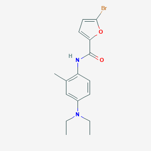 molecular formula C16H19BrN2O2 B240061 5-bromo-N-[4-(diethylamino)-2-methylphenyl]-2-furamide 