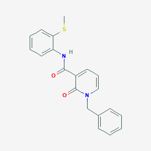 1-benzyl-N-(2-methylsulfanylphenyl)-2-oxopyridine-3-carboxamide