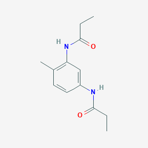 molecular formula C13H18N2O2 B240067 N-[2-methyl-5-(propionylamino)phenyl]propanamide 