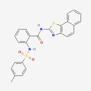 N-benzo[g][1,3]benzothiazol-2-yl-2-[(4-methylphenyl)sulfonylamino]benzamide