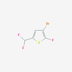 3-Bromo-5-(difluoromethyl)-2-fluorothiophene