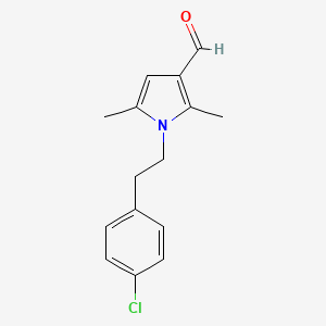 1-[2-(4-chlorophenyl)ethyl]-2,5-dimethyl-1H-pyrrole-3-carbaldehyde