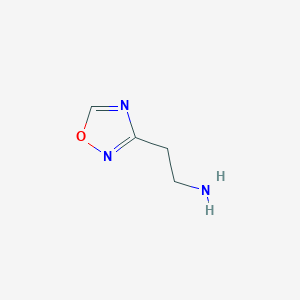 molecular formula C4H7N3O B2400727 2-(1,2,4-Oxadiazol-3-yl)ethan-1-amine CAS No. 856311-41-6