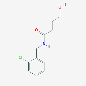 molecular formula C11H14ClNO2 B240073 N-(2-chlorobenzyl)-4-hydroxybutanamide 