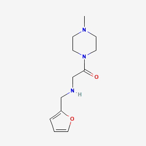 2-((Furan-2-ylmethyl)amino)-1-(4-methylpiperazin-1-yl)ethanone