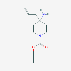 B2400836 Tert-butyl 4-allyl-4-aminopiperidine-1-carboxylate CAS No. 741687-08-1