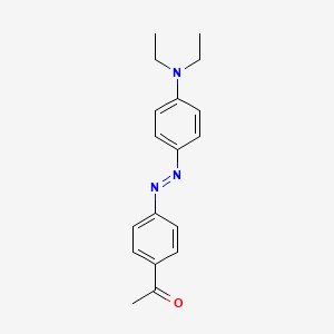 molecular formula C18H21N3O B2400884 4'-(4-(Diethylamino)phenylazo)acetophenone CAS No. 22700-65-8