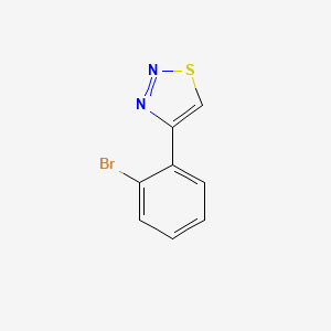 molecular formula C8H5BrN2S B2400910 4-(2-Bromophenyl)-1,2,3-thiadiazole CAS No. 219611-46-8