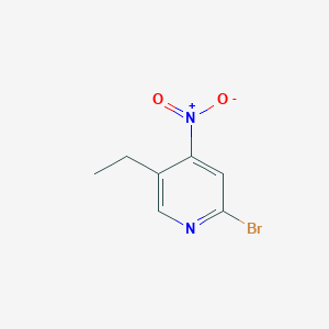 2-Bromo-5-ethyl-4-nitropyridine