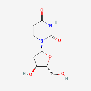 molecular formula C9H14N2O5 B2400989 5,6-Dihydrodeoxyuridine CAS No. 5626-99-3