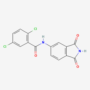 molecular formula C15H8Cl2N2O3 B2401061 2,5-dichloro-N-(1,3-dioxoisoindol-5-yl)benzamide CAS No. 683235-49-6