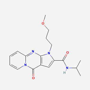 N-isopropyl-1-(3-methoxypropyl)-4-oxo-1,4-dihydropyrido[1,2-a]pyrrolo[2,3-d]pyrimidine-2-carboxamide