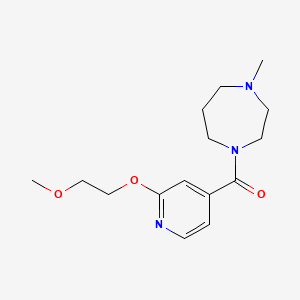 (2-(2-Methoxyethoxy)pyridin-4-yl)(4-methyl-1,4-diazepan-1-yl)methanone