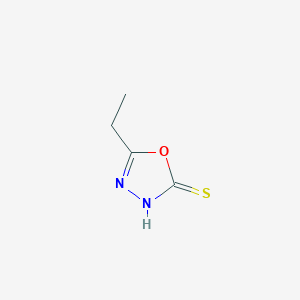 molecular formula C4H6N2OS B2401078 5-乙基-1,3,4-噁二唑-2-硫醇 CAS No. 62999-57-9