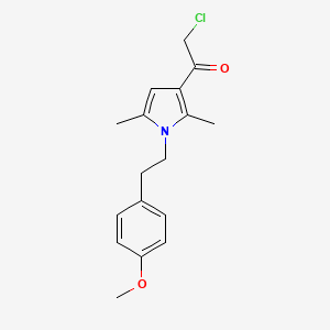 2-chloro-1-{1-[2-(4-methoxyphenyl)ethyl]-2,5-dimethyl-1H-pyrrol-3-yl}ethanone