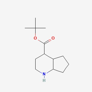 Tert-butyl 2,3,4,4a,5,6,7,7a-octahydro-1H-cyclopenta[b]pyridine-4-carboxylate