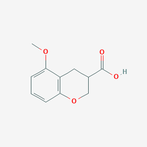 molecular formula C11H12O4 B2401174 5-甲氧基色满-3-羧酸 CAS No. 112904-78-6