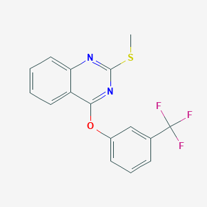 2-(Methylsulfanyl)-4-[3-(trifluoromethyl)phenoxy]quinazoline