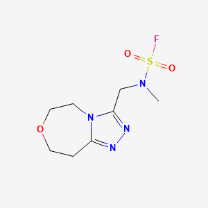 N-Methyl-N-(5,6,8,9-tetrahydro-[1,2,4]triazolo[4,3-d][1,4]oxazepin-3-ylmethyl)sulfamoyl fluoride