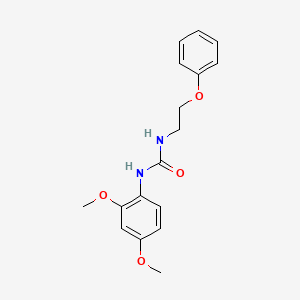molecular formula C17H20N2O4 B2401233 1-(2,4-Dimethoxyphenyl)-3-(2-phenoxyethyl)urea CAS No. 1170146-38-9