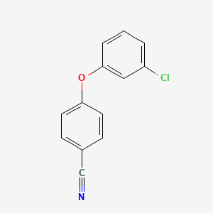 molecular formula C13H8ClNO B2401236 4-(3-氯苯氧基)苯甲腈 CAS No. 862731-12-2