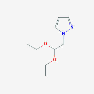 molecular formula C9H16N2O2 B2401240 1-(2,2-二乙氧基乙基)-1H-吡唑 CAS No. 98881-10-8