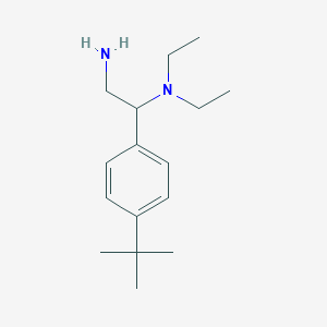 {2-Amino-1-[4-(tert-butyl)phenyl]ethyl}diethylamine