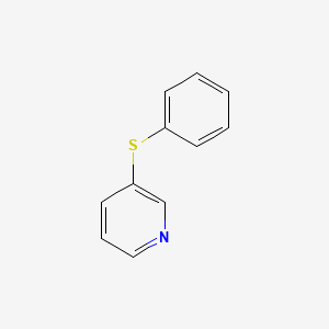 molecular formula C11H9NS B2401282 3-Phenylsulfanylpyridine CAS No. 28856-77-1