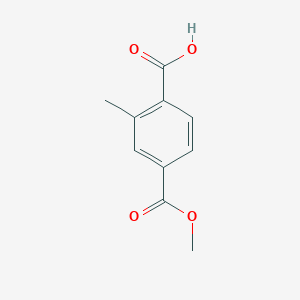 molecular formula C10H9O4 B2401337 4-(Methoxycarbonyl)-2-methylbenzoic acid CAS No. 1245919-29-2