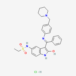 molecular formula C29H33ClN4O3S B2401347 Hesperadin hydrochloride CAS No. 422513-13-1; 422513-13-1