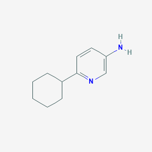 molecular formula C11H16N2 B2401378 6-Cyclohexylpyridin-3-amine CAS No. 1159815-49-2