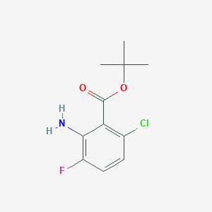 Tert-butyl 2-amino-6-chloro-3-fluorobenzoate