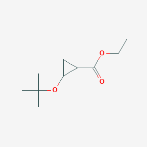 Ethyl 2-(tert-butoxy)cyclopropane-1-carboxylate