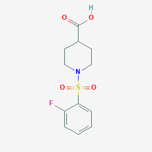 1-(2-Fluorobenzenesulfonyl)piperidine-4-carboxylic acid