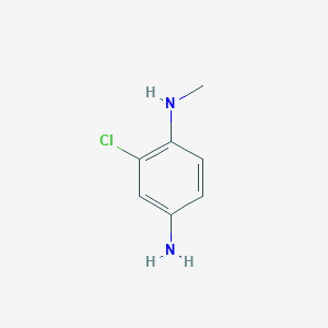 molecular formula C7H9ClN2 B2401442 2-Chloro-N1-methylbenzene-1,4-diamine CAS No. 6085-54-7