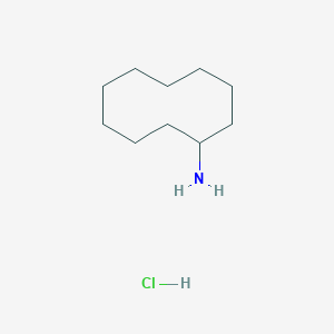 molecular formula C10H22ClN B2401457 环癸胺盐酸盐 CAS No. 91342-29-9