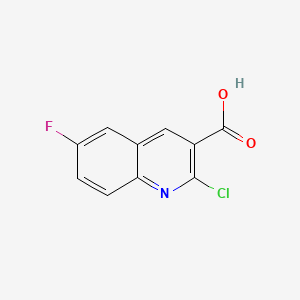 2-Chloro-6-fluoroquinoline-3-carboxylic acid