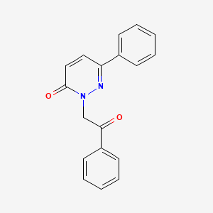 2-(2-oxo-2-phenylethyl)-6-phenylpyridazin-3(2H)-one