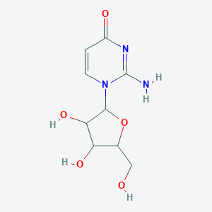 molecular formula C9H13N3O5 B240159 2-amino-1-[(2R,3R,4S,5R)-3,4-dihydroxy-5-(hydroxymethyl)oxolan-2-yl]pyrimidin-4-one CAS No. 10212-30-3