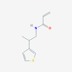 N-(2-Thiophen-3-ylpropyl)prop-2-enamide