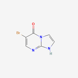 molecular formula C6H4BrN3O B2401755 6-溴咪唑并[1,2-a]嘧啶-5(1H)-酮 CAS No. 140685-72-9