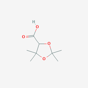 B2401790 2,2,5,5-Tetramethyl-1,3-dioxolane-4-carboxylic acid CAS No. 57672-00-1