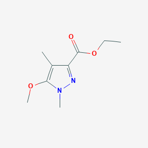 B2401823 Ethyl 5-methoxy-1,4-dimethyl-1H-pyrazole-3-carboxylate CAS No. 1239743-27-1