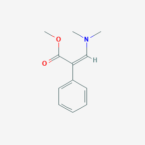 molecular formula C12H15NO2 B2401828 (Z)-3-(二甲氨基)-2-苯基丙-2-烯酸甲酯 CAS No. 64124-13-6