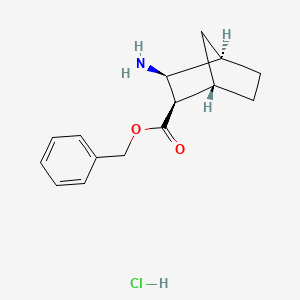 B2401904 Benzyl (1S,2R,3S,4R)-3-aminobicyclo[2.2.1]heptane-2-carboxylate;hydrochloride CAS No. 2503155-25-5