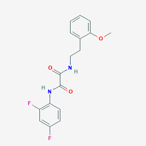 molecular formula C17H16F2N2O3 B2402003 N1-(2,4-difluorophenyl)-N2-(2-methoxyphenethyl)oxalamide CAS No. 898356-80-4