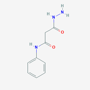 molecular formula C9H11N3O2 B2402090 2-肼羰基-N-苯基-乙酰胺 CAS No. 15601-64-6